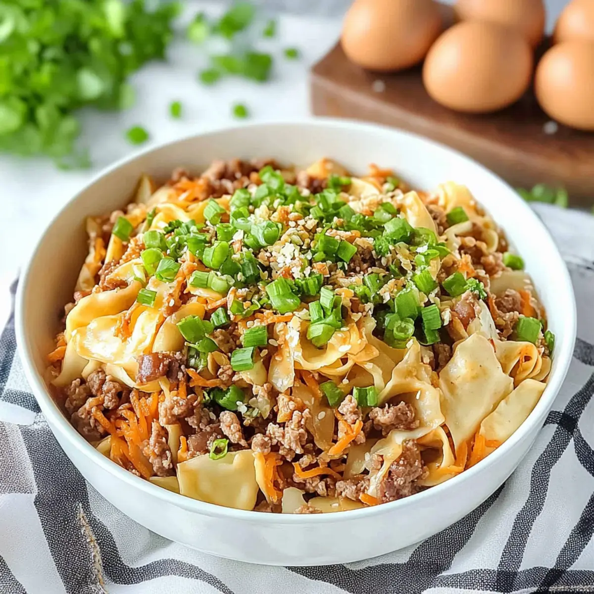 Inside Out Egg Roll in a Bowl