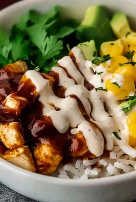 High Protein BBQ Ranch Chicken Bowl