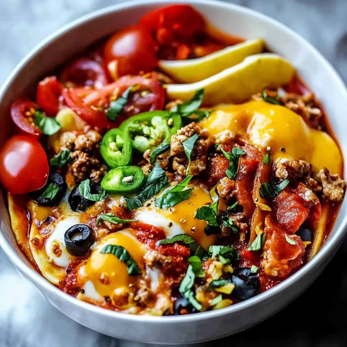 Pizza Protein Bowl