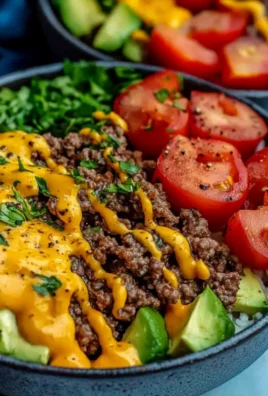 High-Protein Cheeseburger Bowls