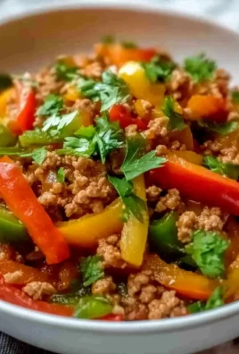 Ground Turkey and Peppers