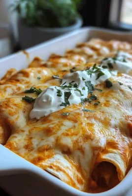 High Protein Chicken Enchiladas with White Sauce