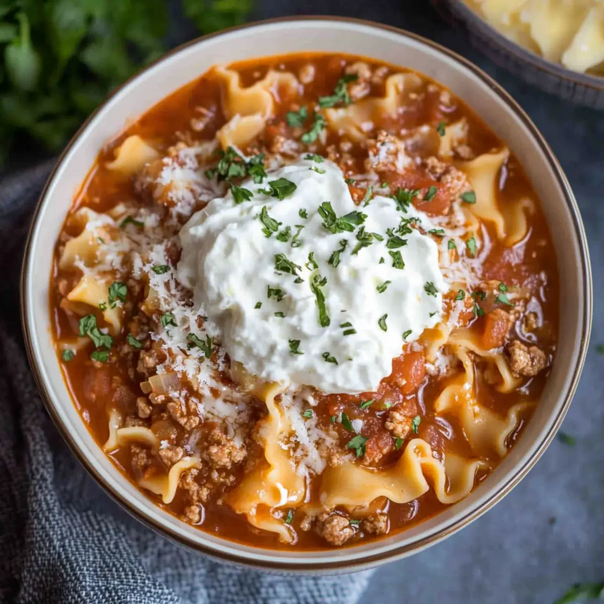 Easy Lasagna Soup Recipe
