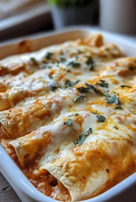High Protein Chicken Enchiladas with White Sauce