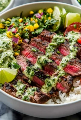 Cilantro Lime Steak Bowls