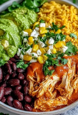 High Protein Chicken Enchilada Bowls
