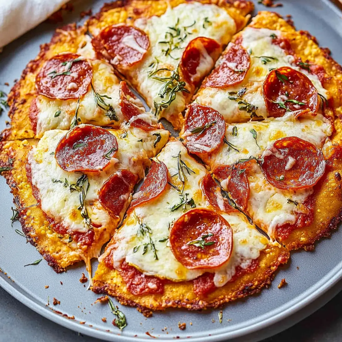 High Protein Cottage Cheese Pizza