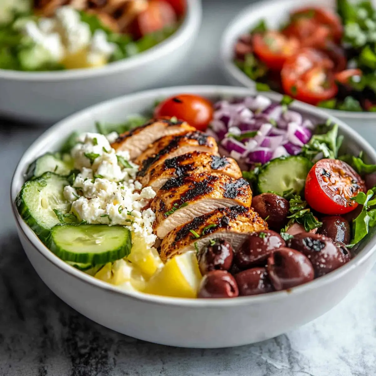 High-Protein Greek Chicken Bowls