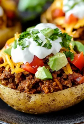 Loaded Taco Potatoes