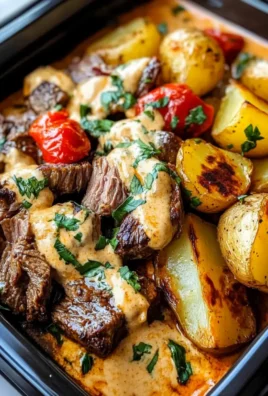 High Protein Creamy Chipotle Steak Potato Meal Prep