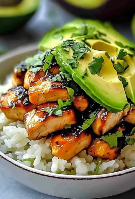 Honey Lime Chicken Avocado Rice