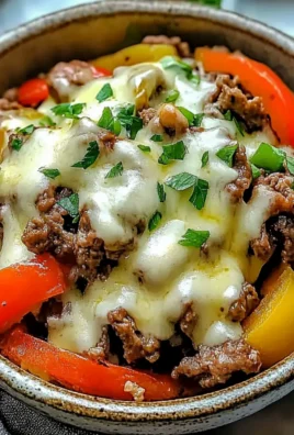 Philly Cheesesteak Bowls - Easy Low Carb Dinner