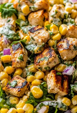 High Protein Chicken Street Corn Salad