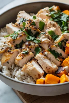 Chicken and Sweet Potato Rice Bowl