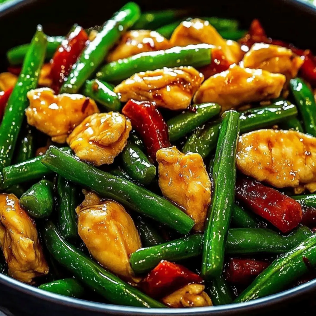 Chicken and Green Bean Stir Fry