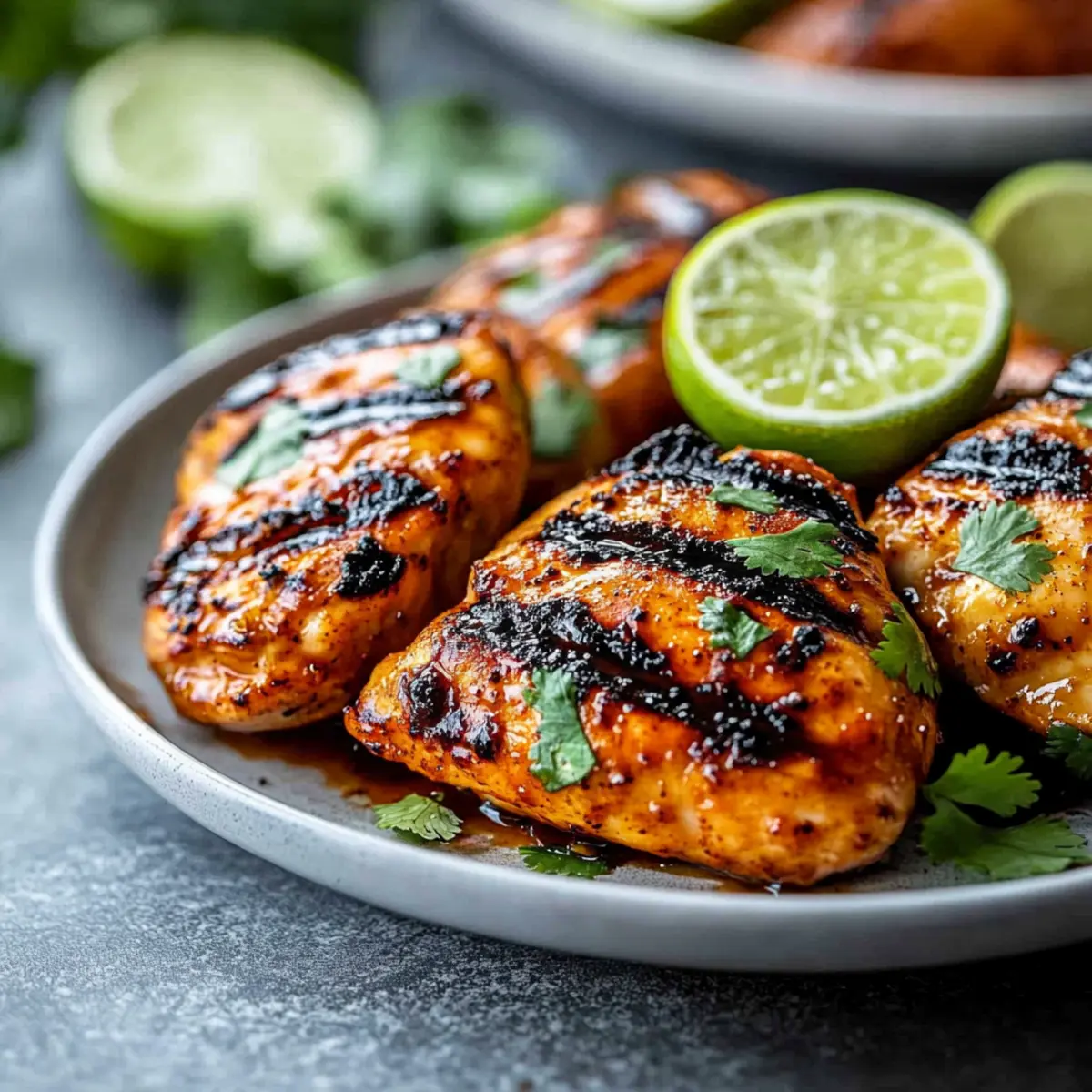 Grilled Spicy Honey Lime Chicken