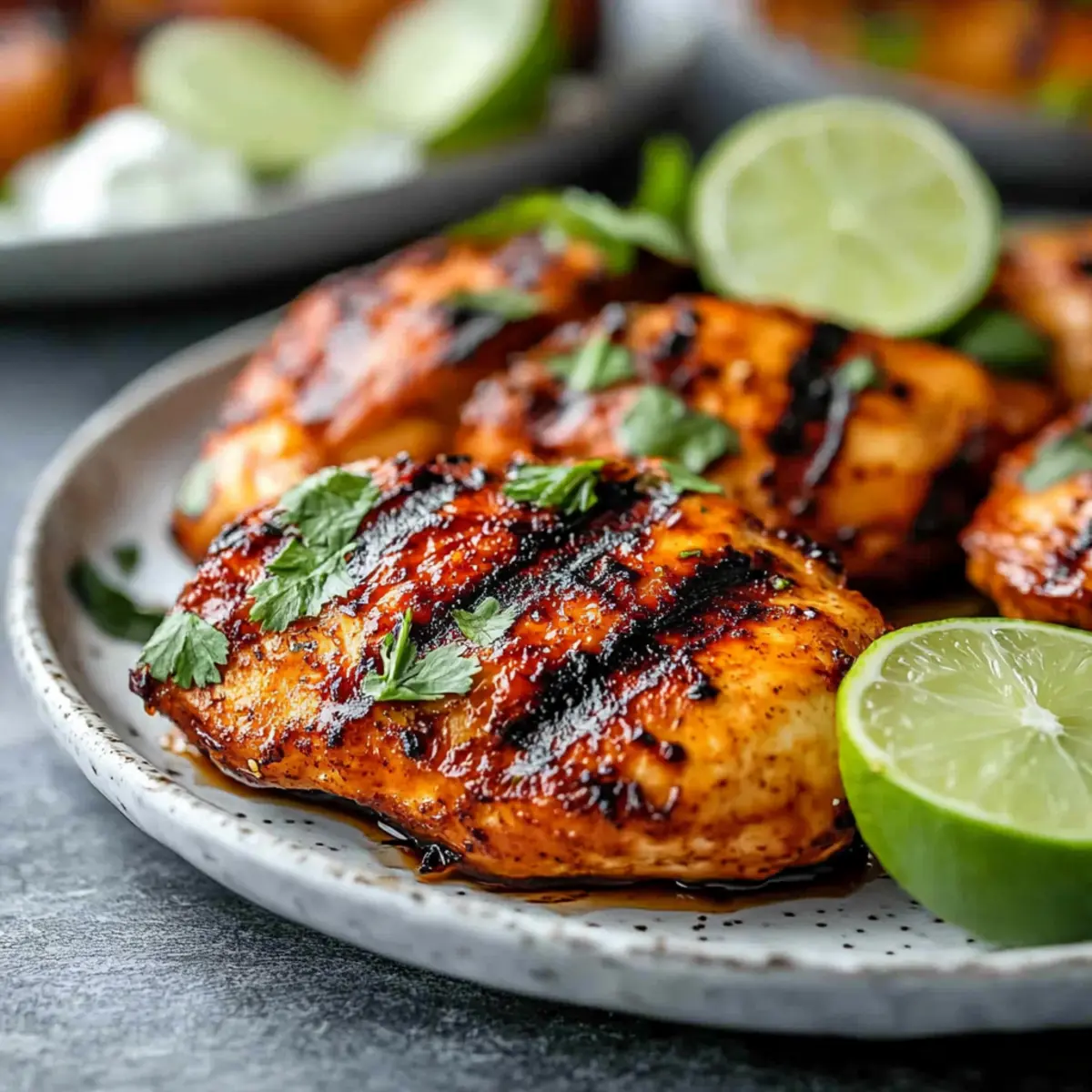 Grilled Spicy Honey Lime Chicken