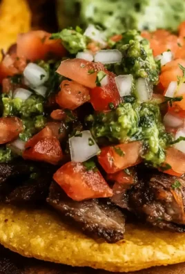 Mexican Tostadas de Carne Asada