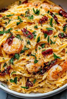 Creamy Prawn Orzo with Sun-Dried Tomatoes