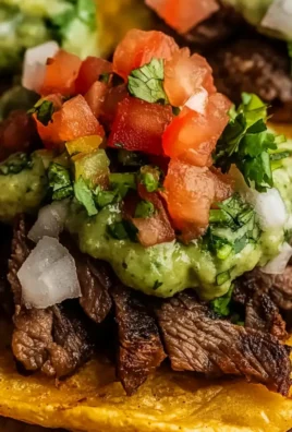 Mexican Tostadas de Carne Asada