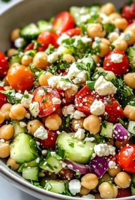 10-Minute Mediterranean Chickpea Salad