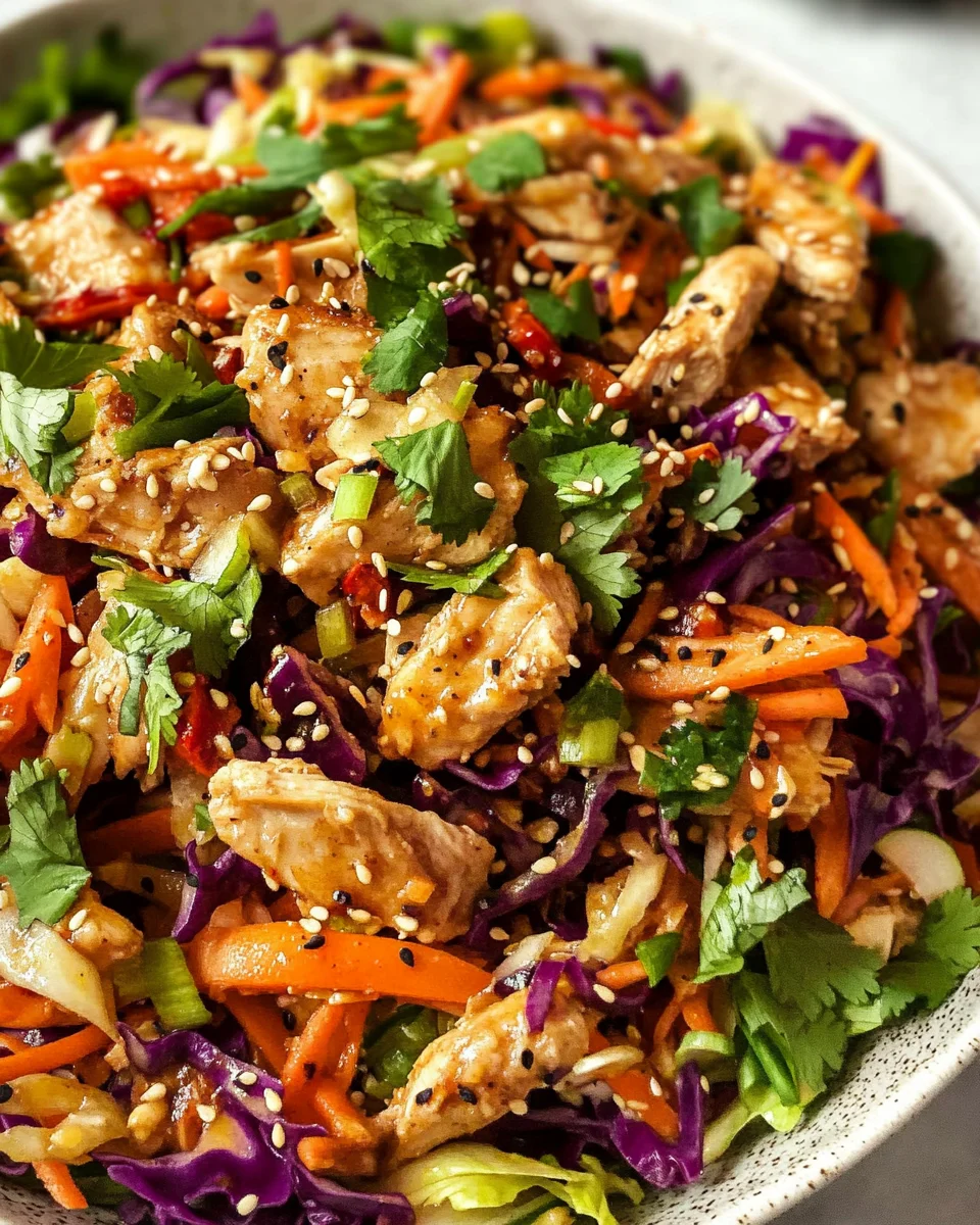 Asian Chicken Crunch Salad