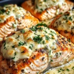 Baked Boursin Salmon