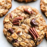 Bakery-Style Pecan Pie Oatmeal Cookies