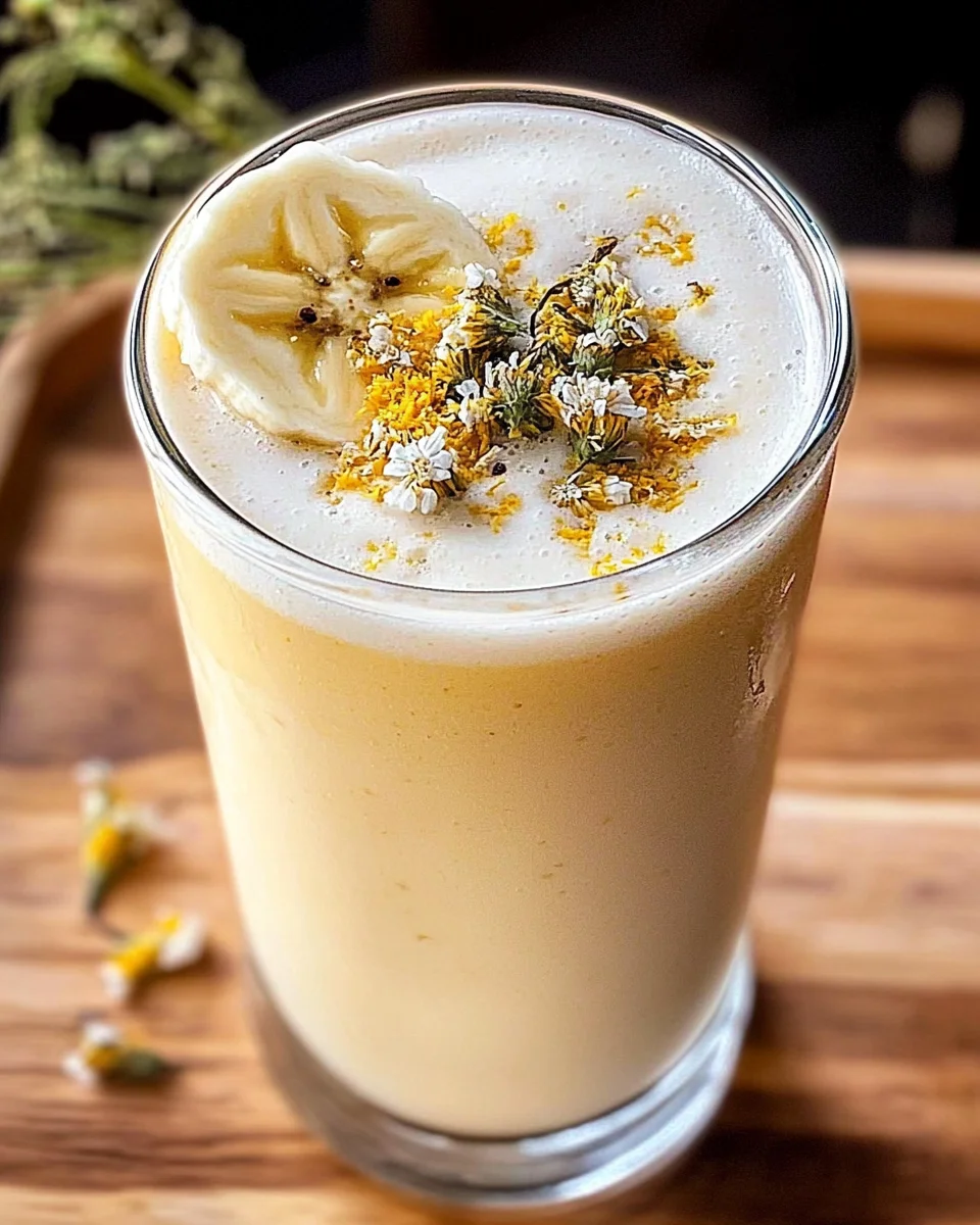 Banana Chamomile Tea Smoothie