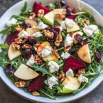 Beet and Goat Cheese Arugula Salad