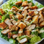 Best Chicken Caesar Salad with Homemade Croutons