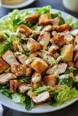 Best Chicken Caesar Salad with Homemade Croutons