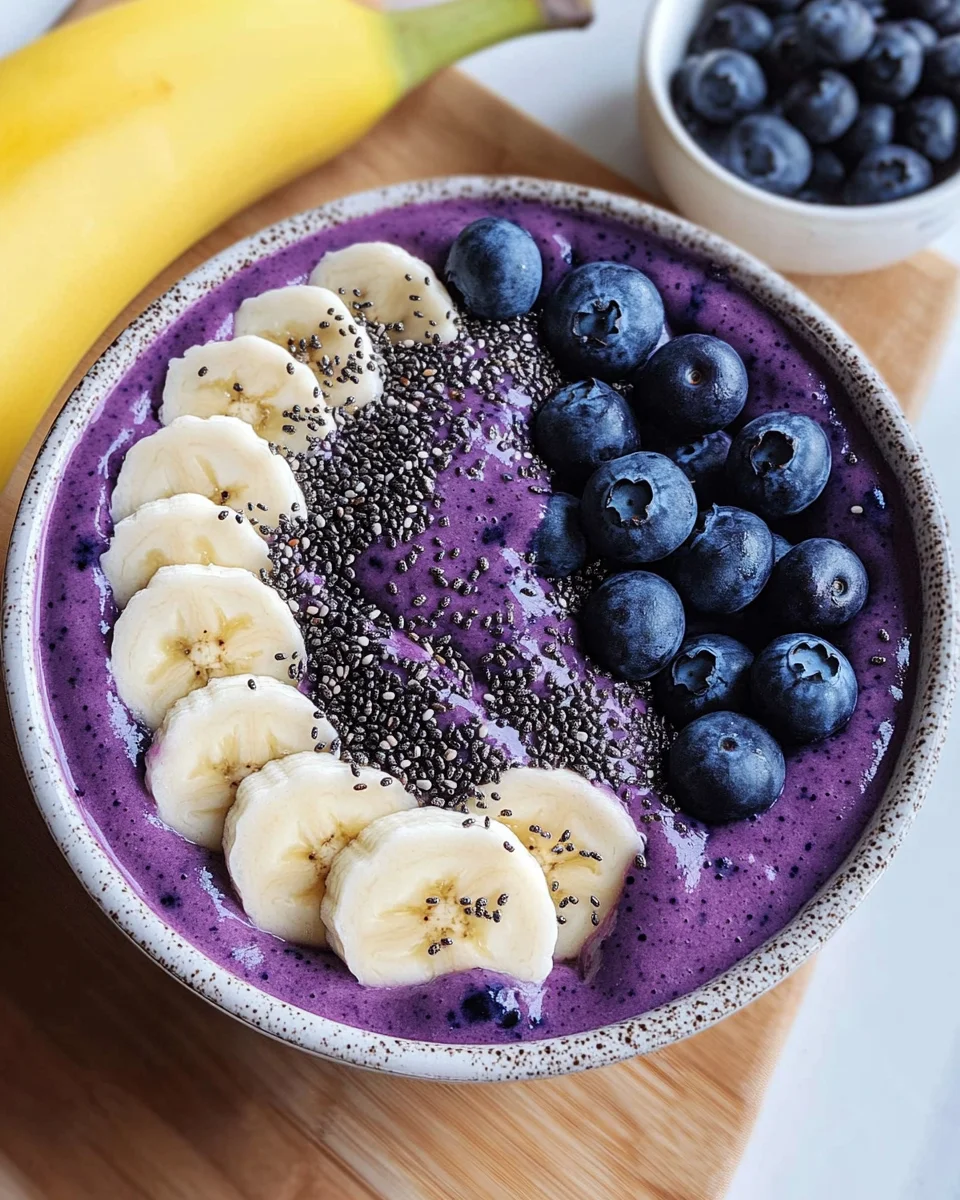 Blueberry Banana Smoothie Bowl