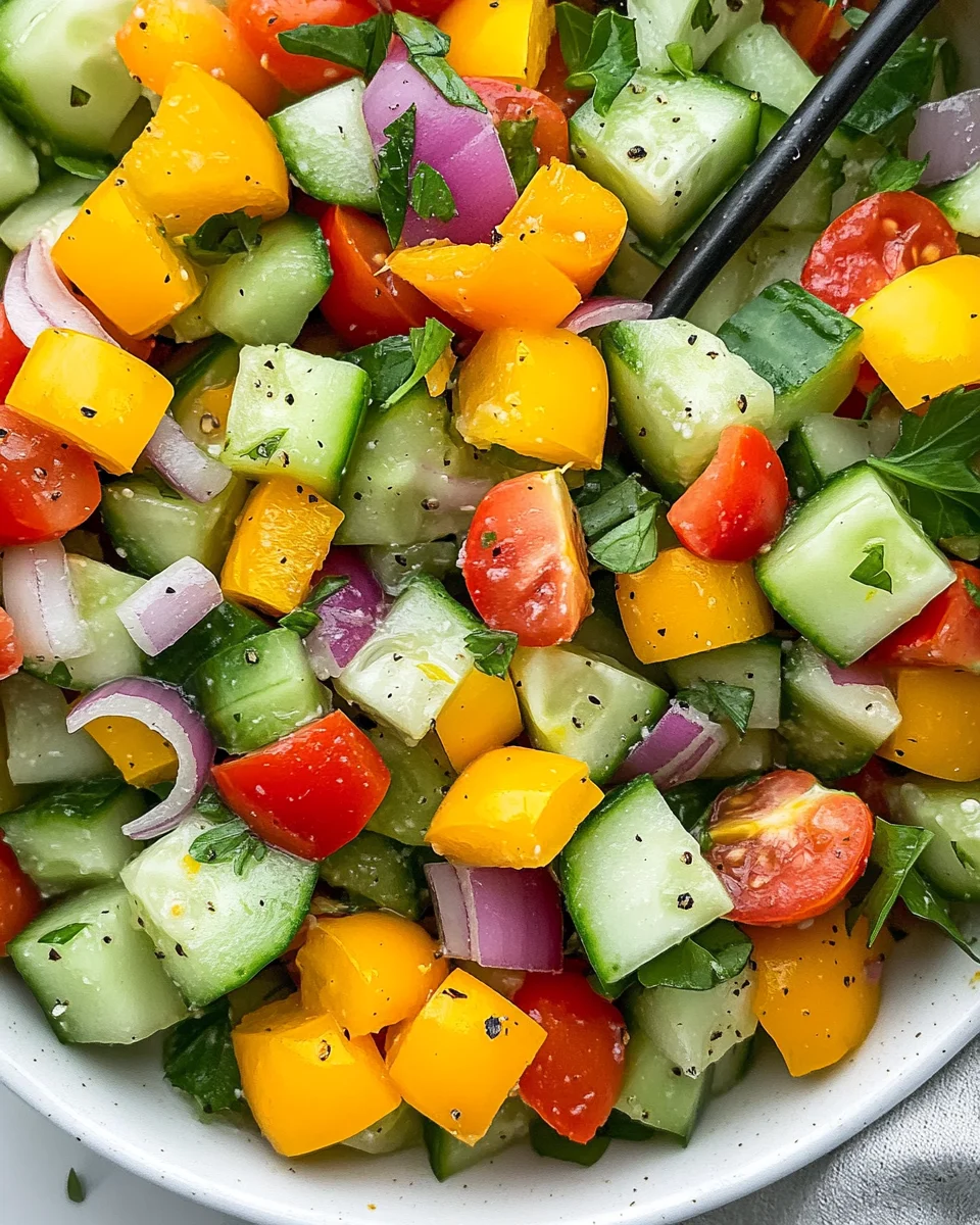 CHOPPED VEGETABLE SALAD