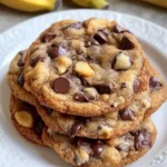 Chewy Banana Bread Chocolate Chip Cookies