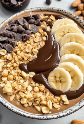Chocolate Peanut Butter Smoothie Bowl