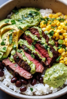Cilantro Lime Steak and Rice Bowls Recipe