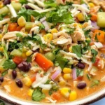 Creamy Chicken Enchilada Soup (Easy One-Pot Recipe)