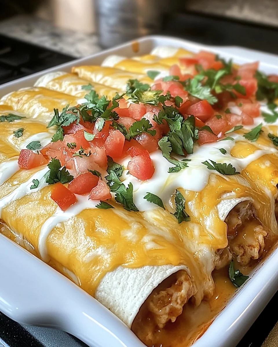 Creamy Queso Chicken Enchiladas for Effortless Family Dinners