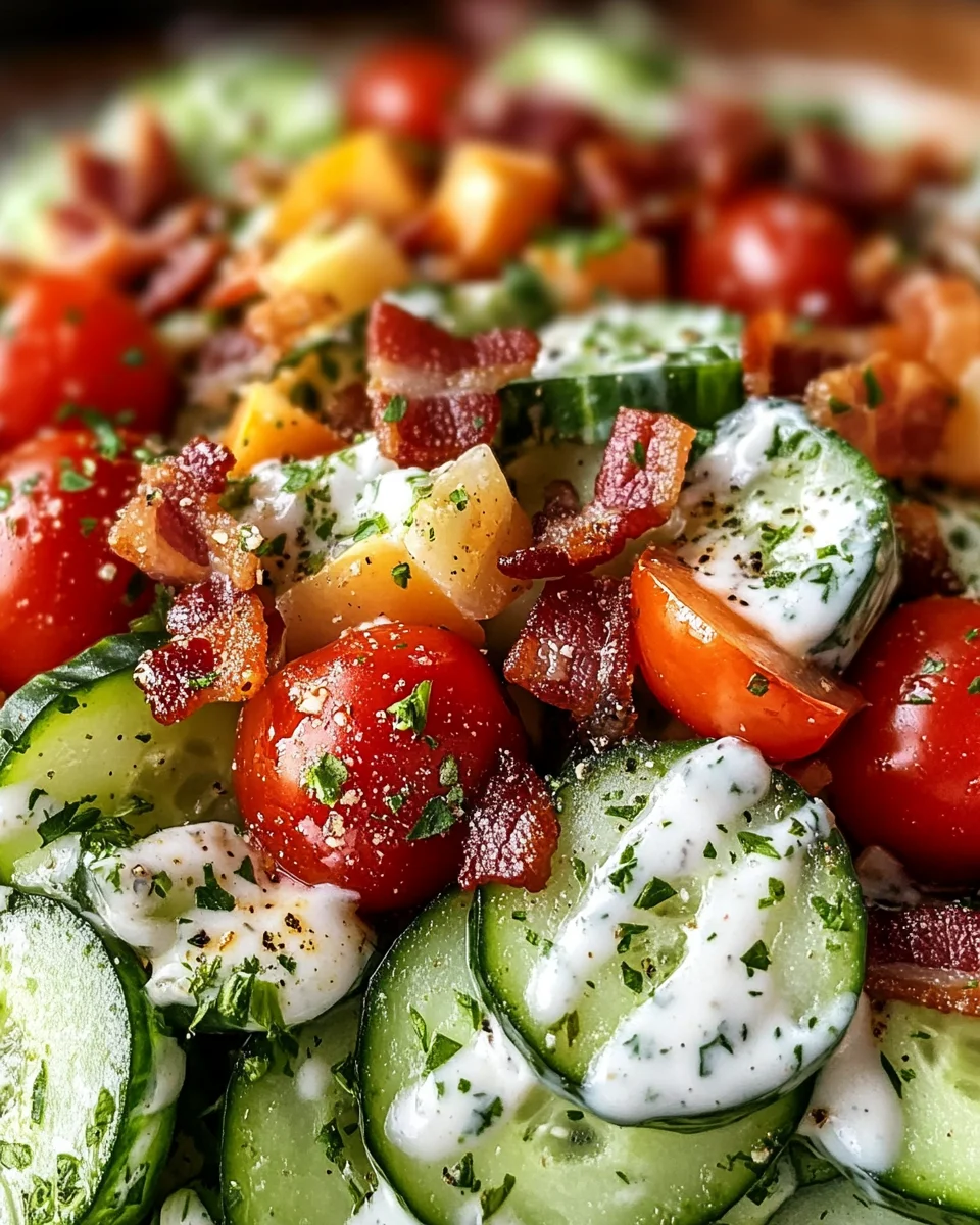 Cucumber Ranch Crack Salad