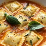 Easy Tuscan Ravioli Soup - theamazingfood