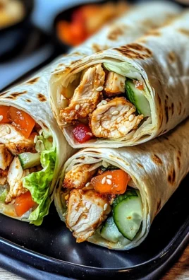 Firecracker Chicken Wraps