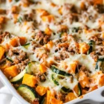 Ground Turkey Sweet Potato Bake