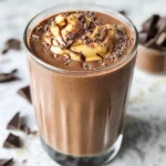 Healthy Chocolate Peanut Butter Smoothie