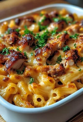 High Protein Honey BBQ Chicken Mac & Cheese