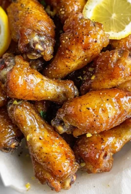 Honey Lemon Pepper Wings