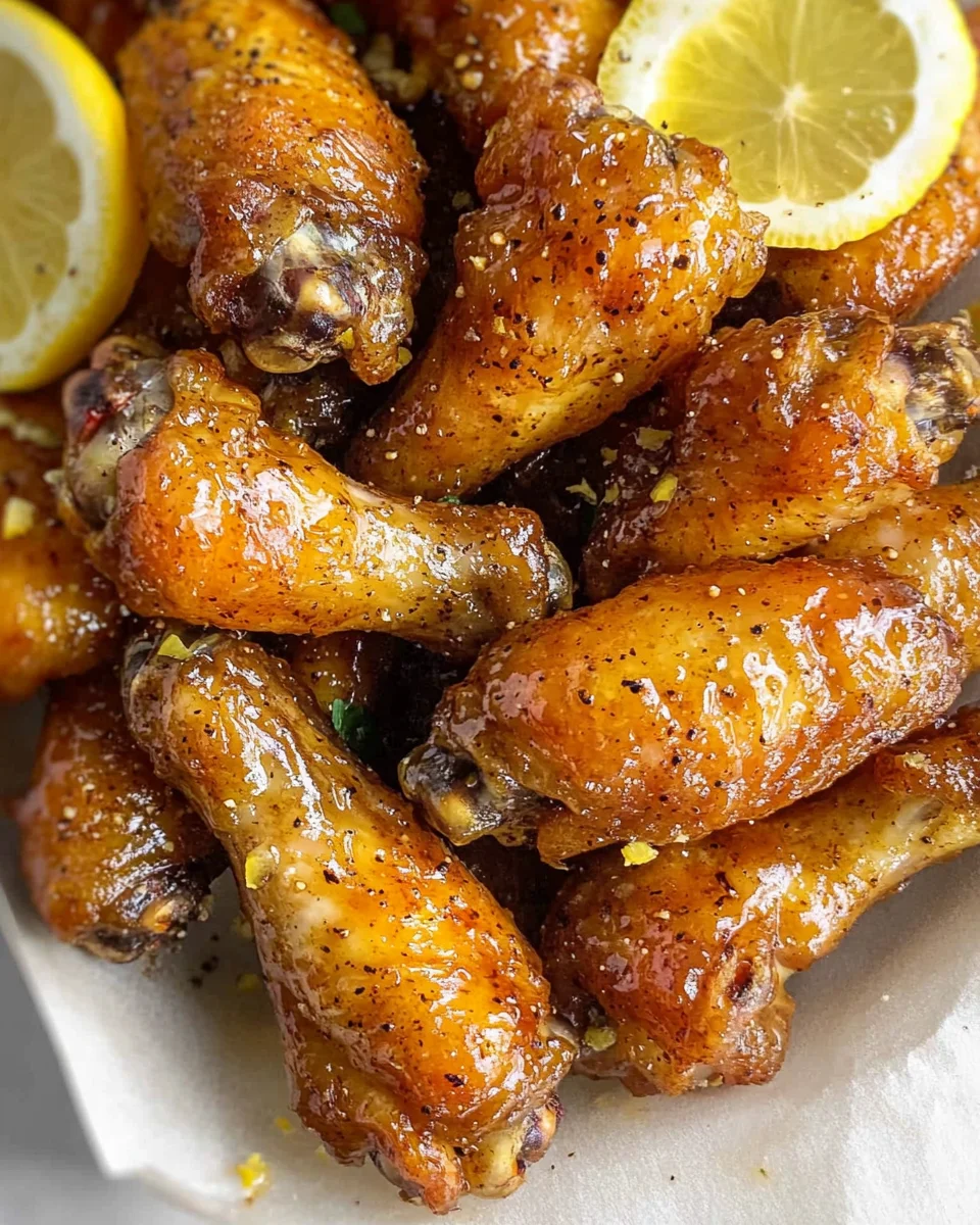 Honey Lemon Pepper Wings