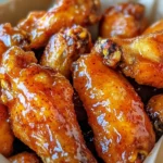Hot Honey Peach Wings