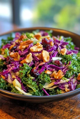 Kale Salad with Cranberries