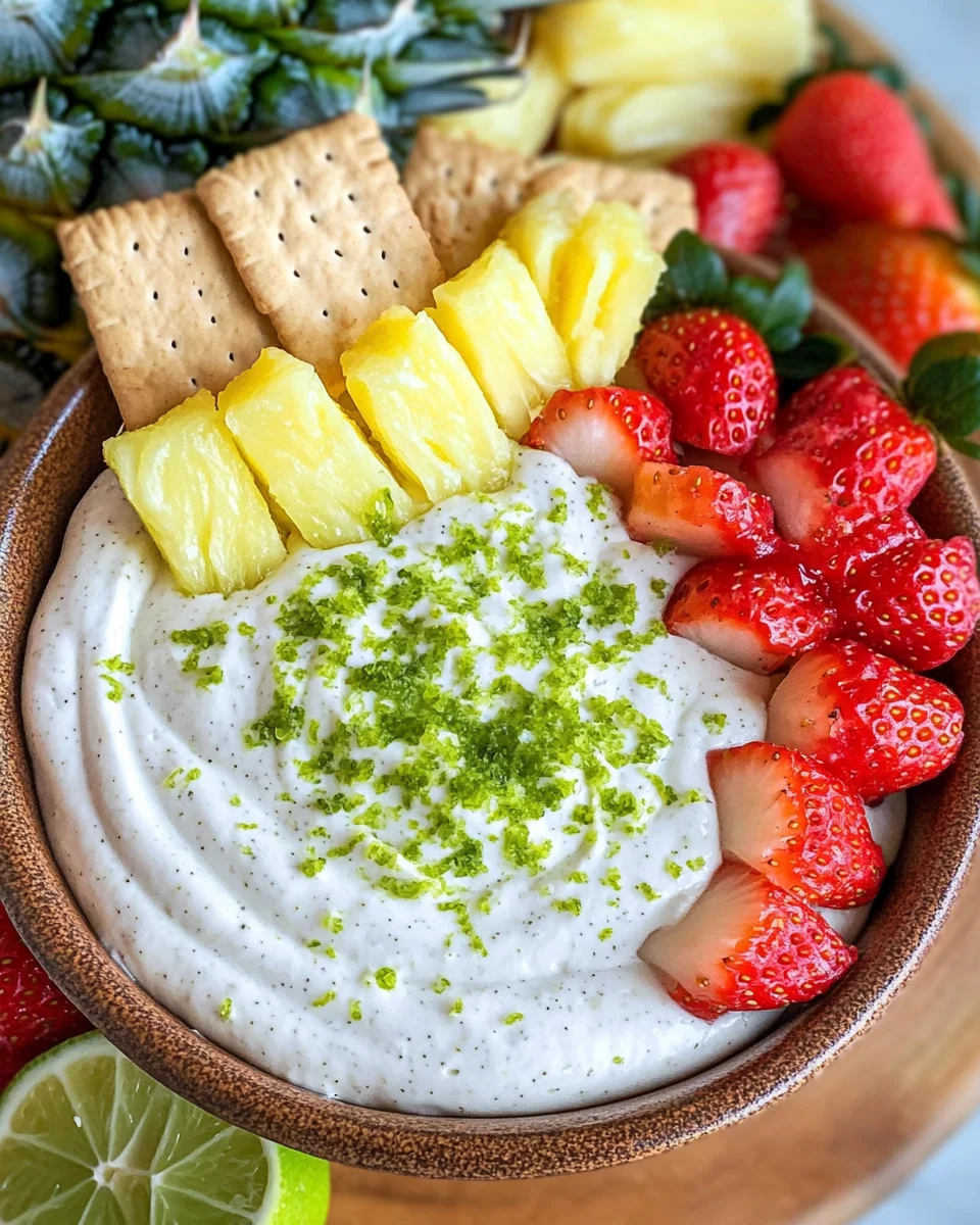 Key Lime Pie Fruit Dip